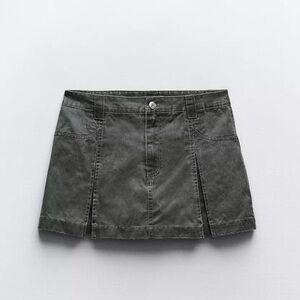 Zara Waxed Skort